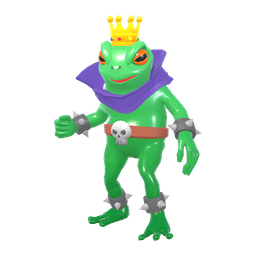 Croakus, full-figure portrait