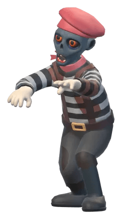 The Mime, full figure