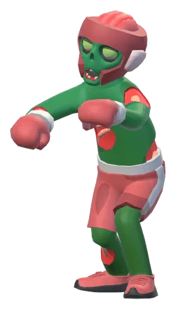 Boxer zombie, full figure
