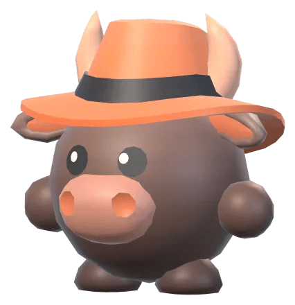 Buster the bull, full figure